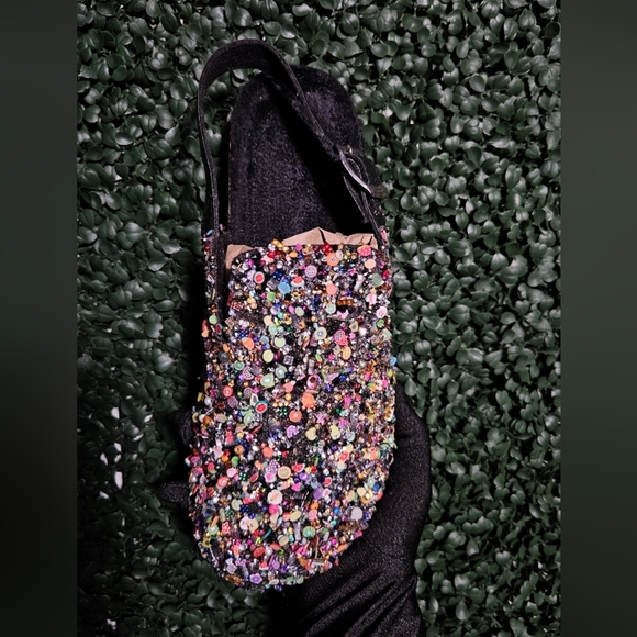 Colorful Beaded "JUNK" or "EVERYTHING" Shoes - Picture 4 of 12